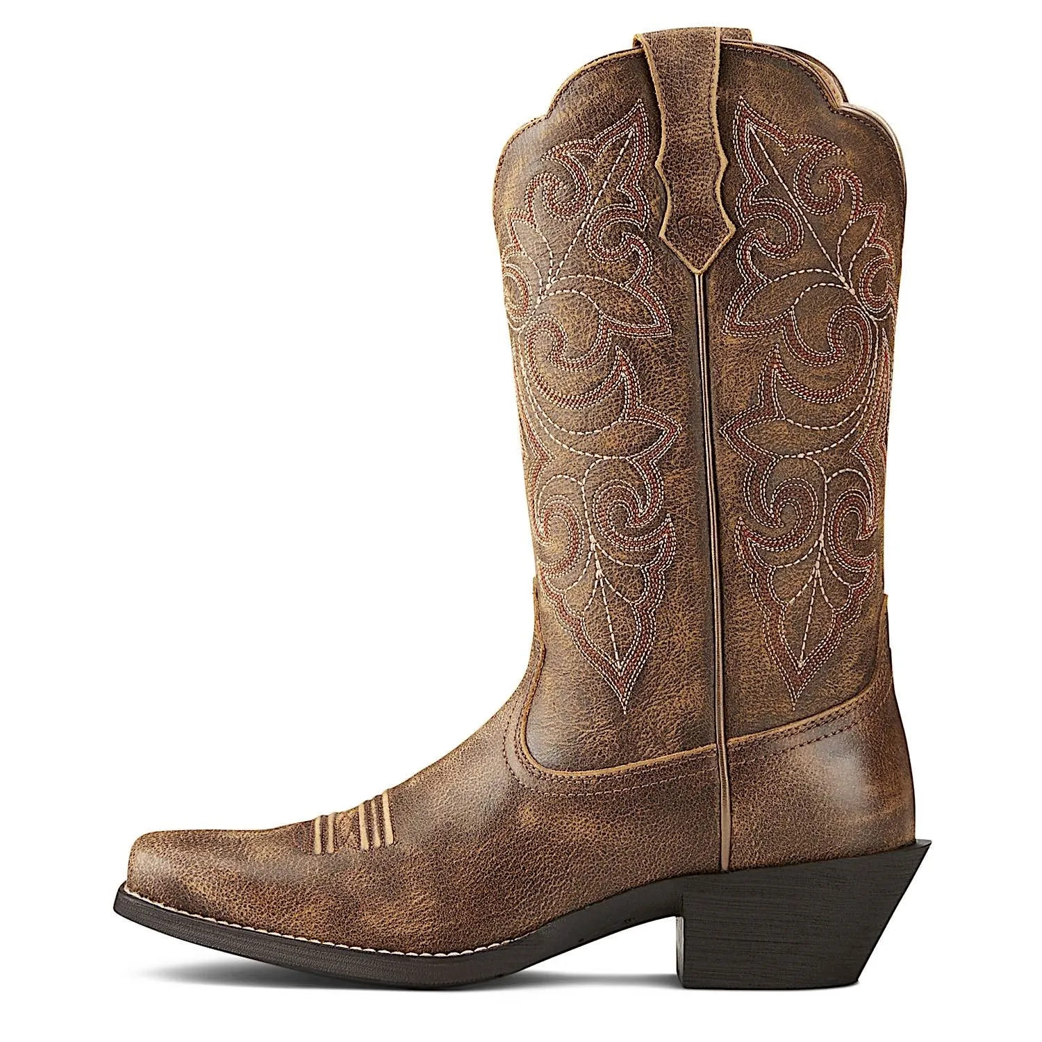 Ariat Damen Round Up Stiefel mit quadratischer Spitze - Vintage Bomber Ariat Schuhe