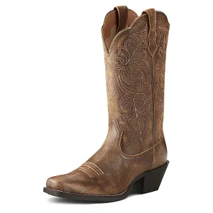 Ariat Damen Round Up Stiefel mit quadratischer Spitze - Vintage Bomber Ariat Schuhe
