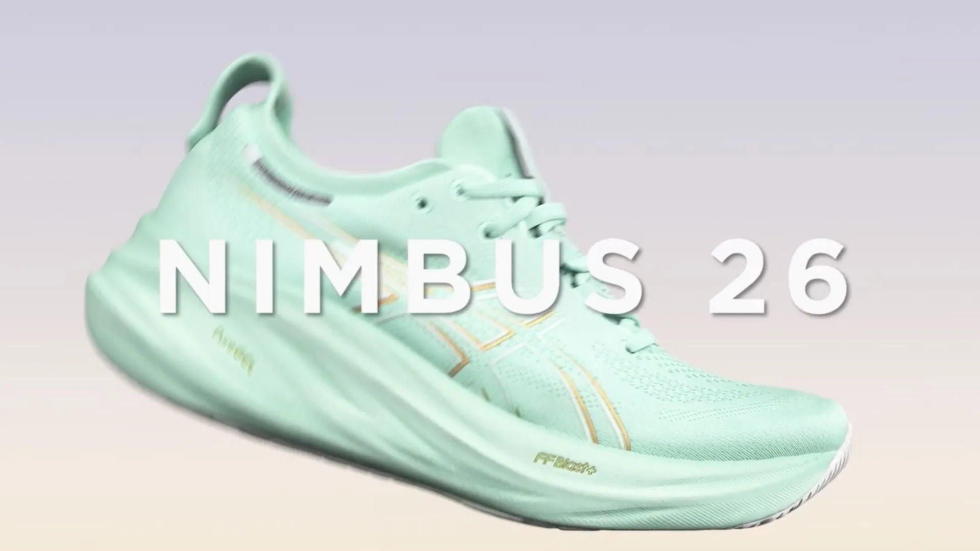 Asics Gel Nimbus 26 - Dunkelblau - Verblasstes Orange