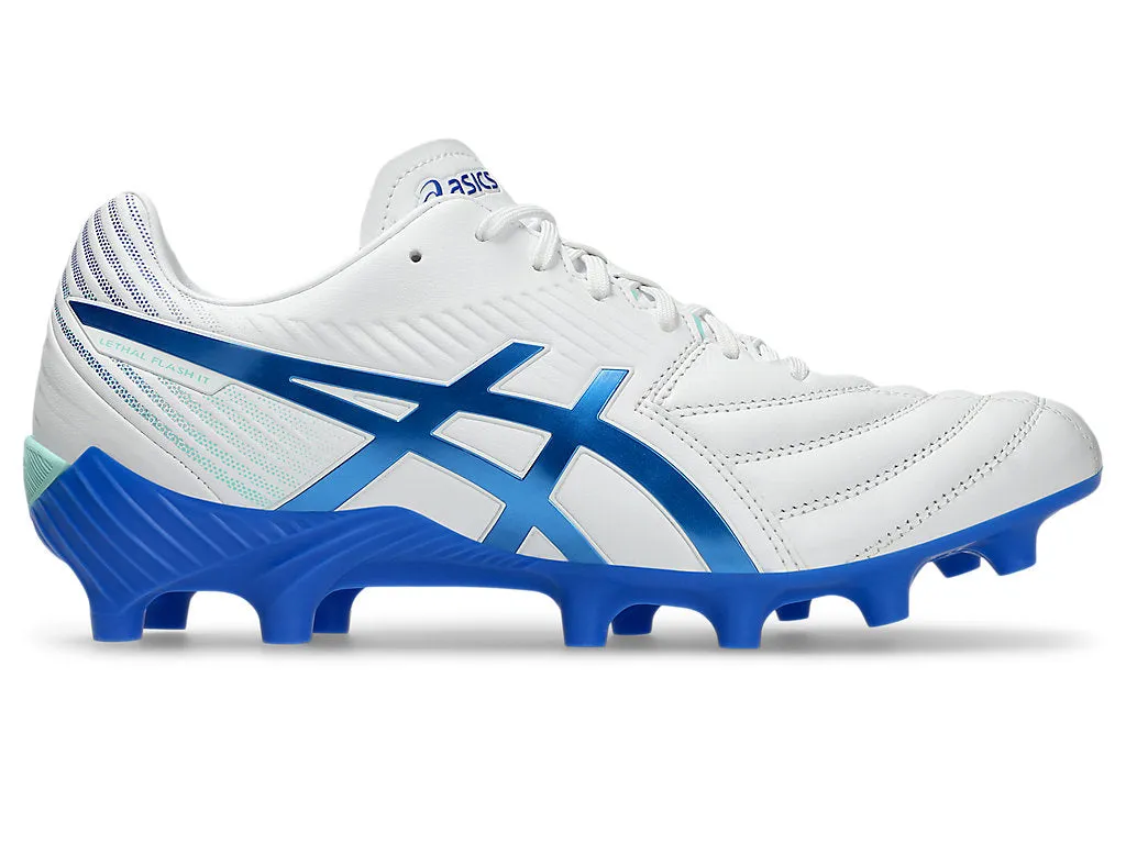 ASICS MEN'S LETHAL FLASH IT FF 3 WEIß/BLAU FUßBALLSCHUHE Schuhe_Herren-Asics