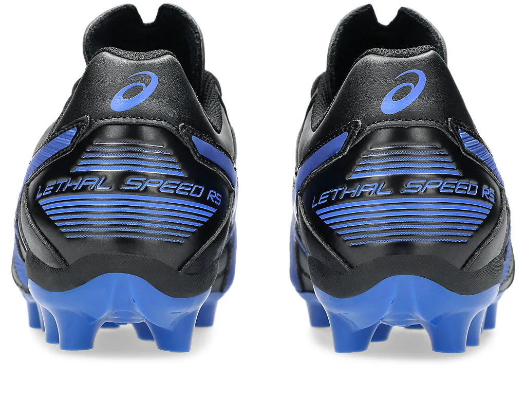 ASICS MEN'S LETHAL RS 2 SCHNELLIGKEIT SCHWARZ/BLAU FUßBALLSCHUHE_Herren-Asics