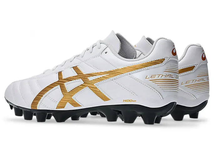 ASICS HERREN LETHAL SPEED WEIß/GOLD FUßBALLSCHUHE Schuhe_Herren-Asics