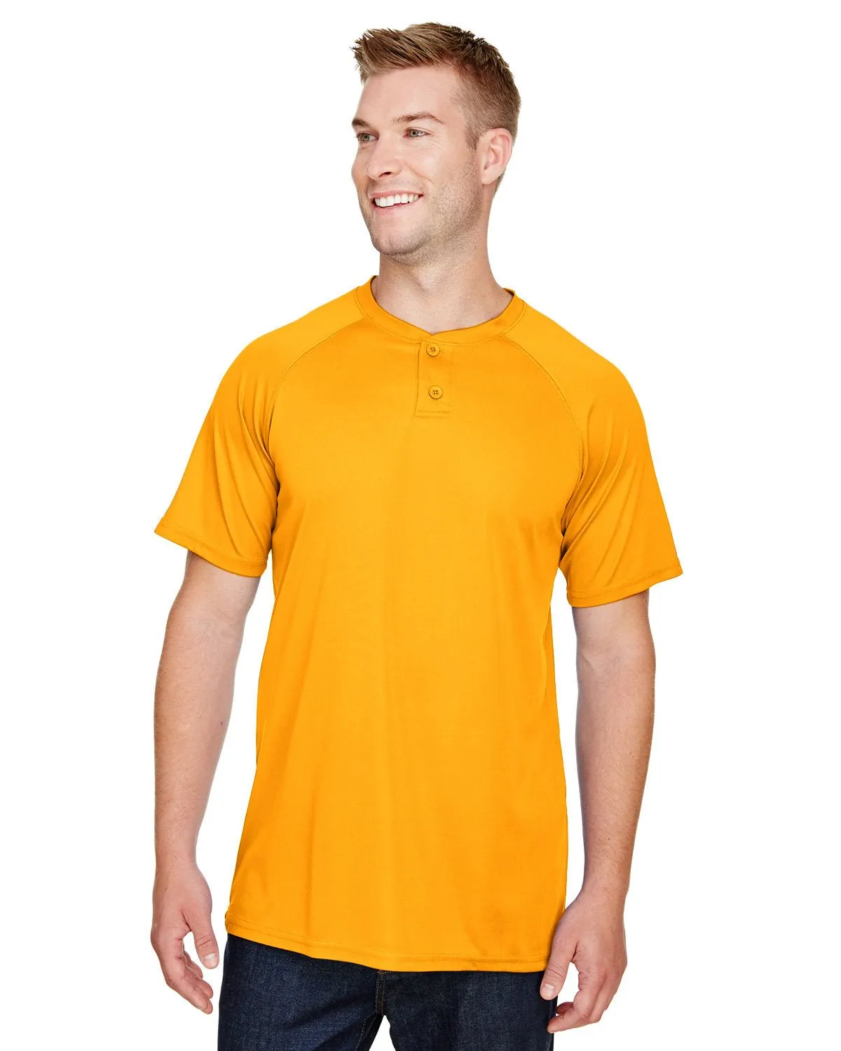 Augusta Sportswear AG1565 Erwachsene Attain 2-Knopf Baseball Trikot