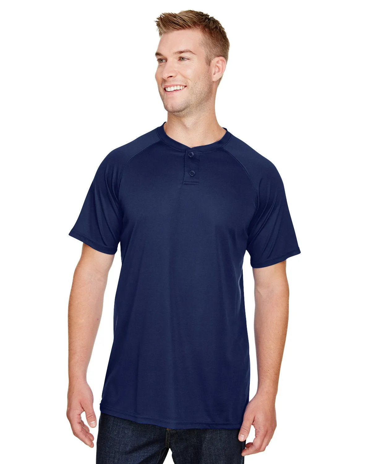 Augusta Sportswear AG1565 Erwachsene Attain 2-Knopf Baseball Trikot