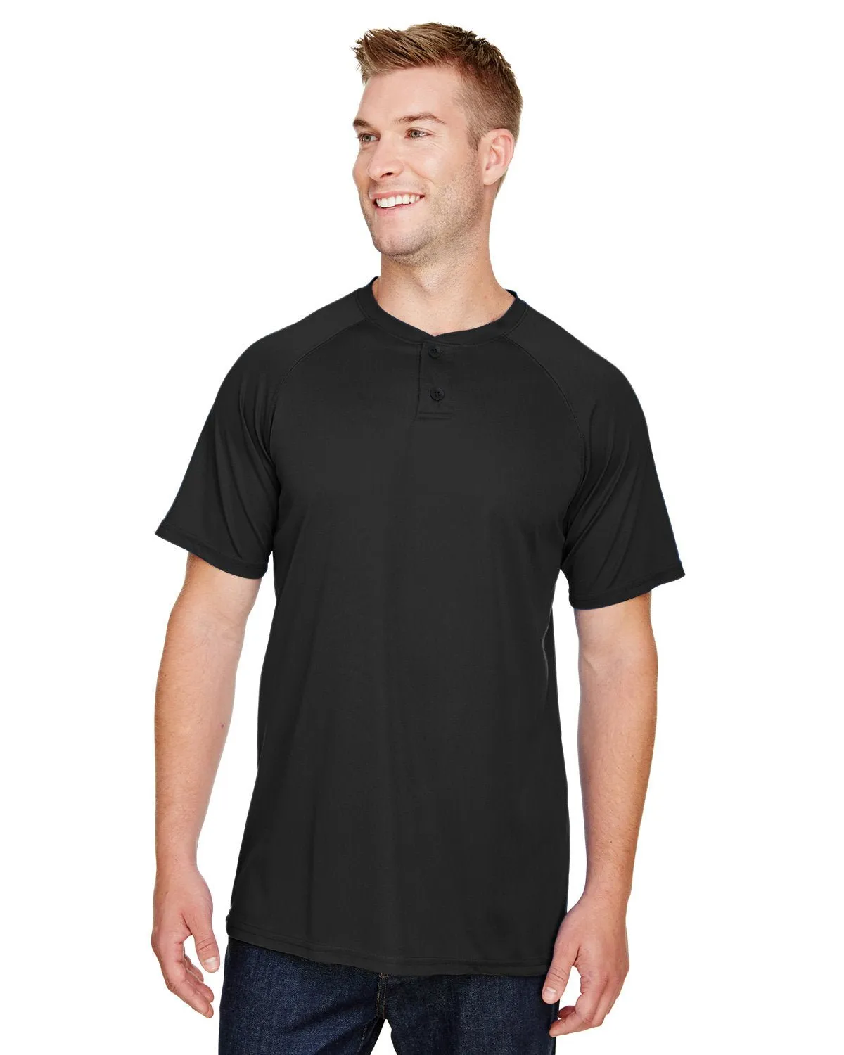 Augusta Sportswear AG1565 Erwachsene Attain 2-Knopf Baseball Trikot