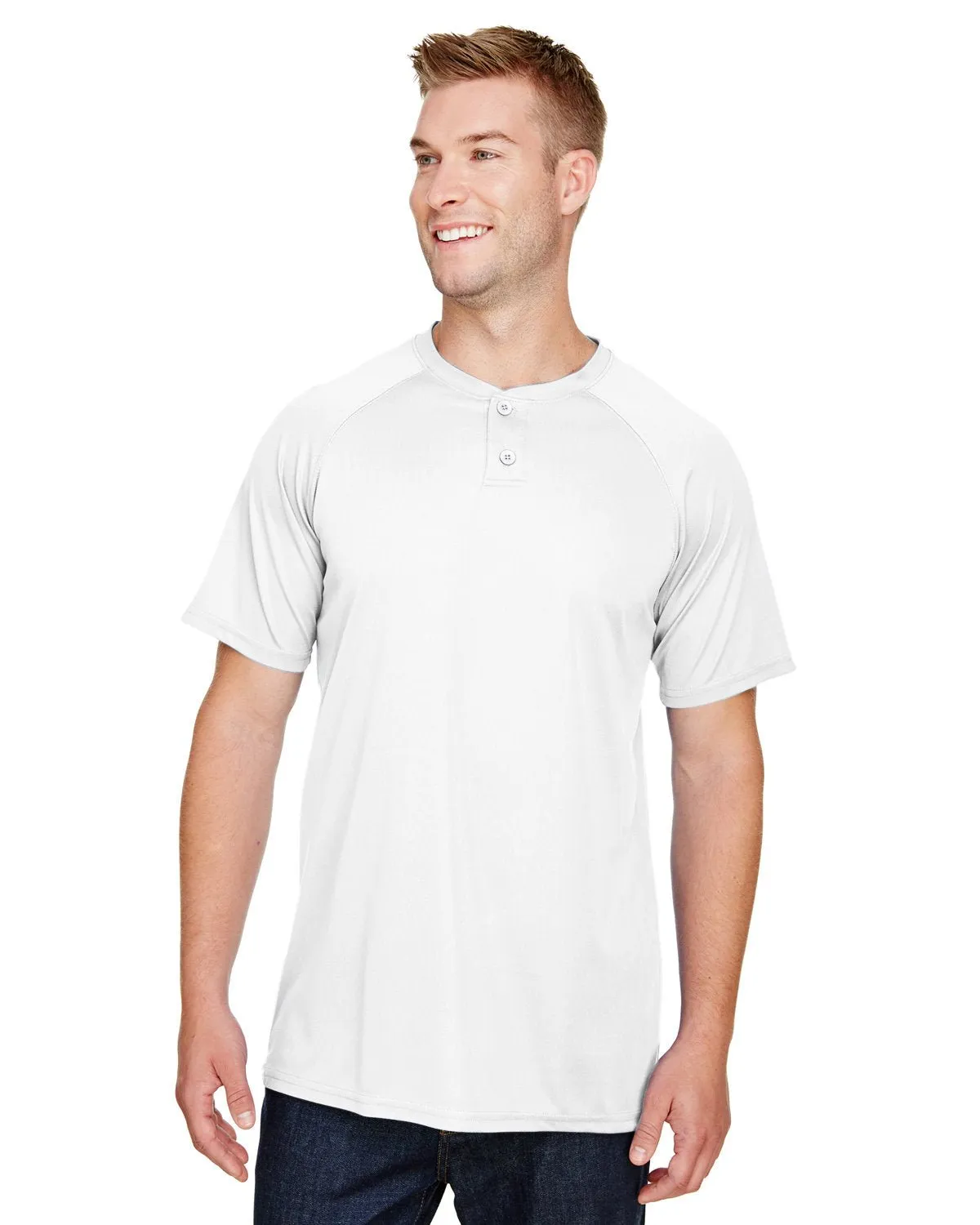 Augusta Sportswear AG1565 Erwachsene Attain 2-Knopf Baseball Trikot