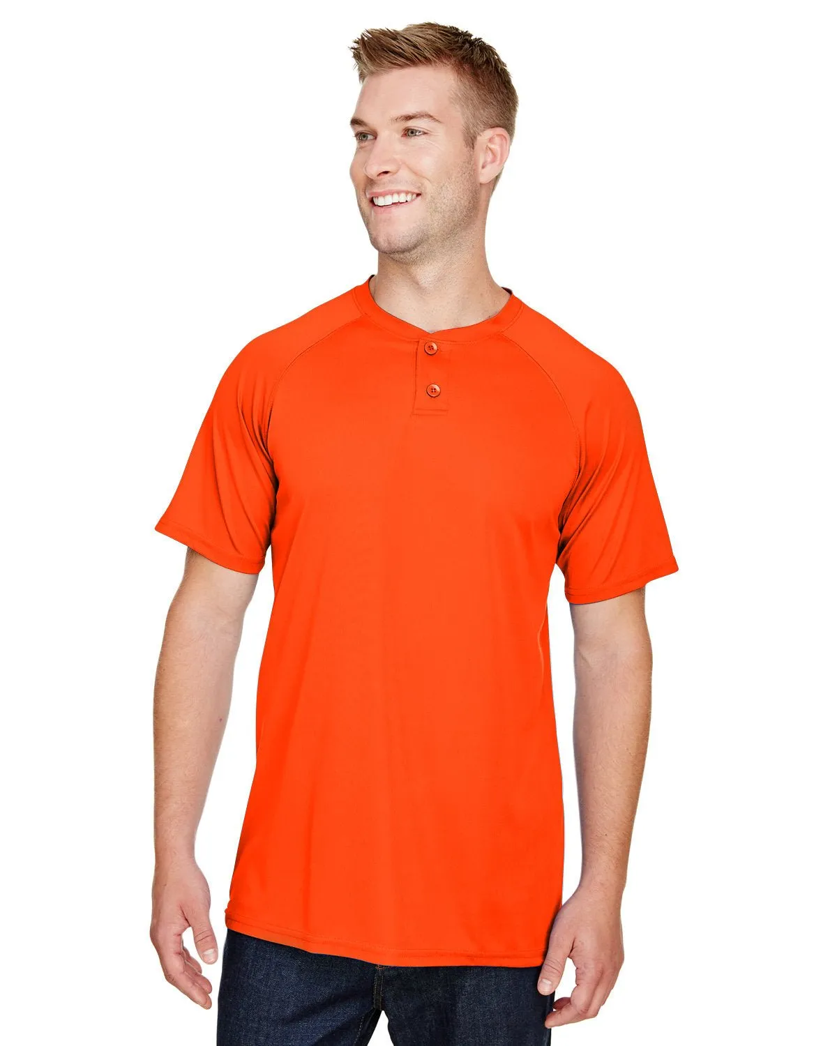 Augusta Sportswear AG1565 Erwachsene Attain 2-Knopf Baseball Trikot