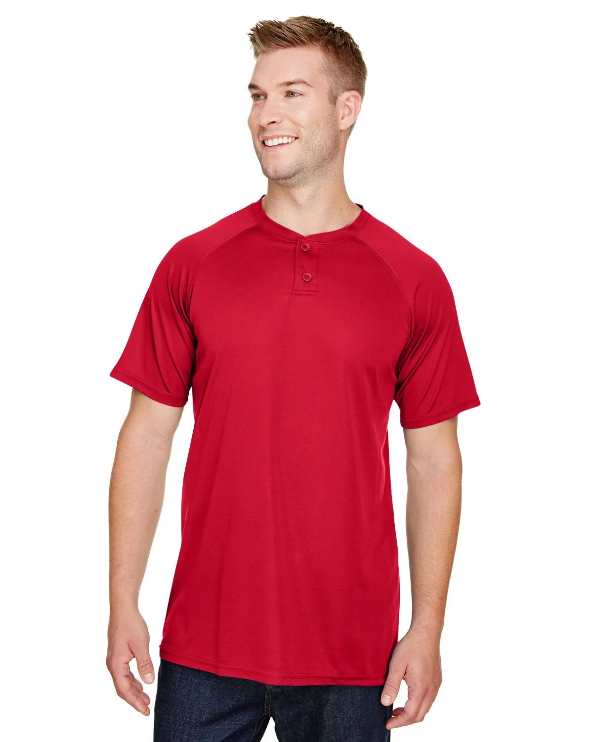 Augusta Sportswear AG1565 Erwachsene Attain 2-Knopf Baseball Trikot