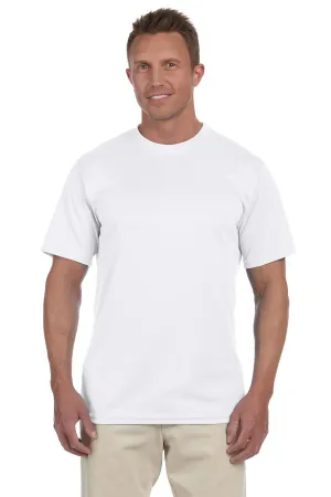 Augusta Sportswear Herren Feuchtigkeitstransportierendes Kurzarm-T-Shirt mit Rundhalsausschnitt - Weiß