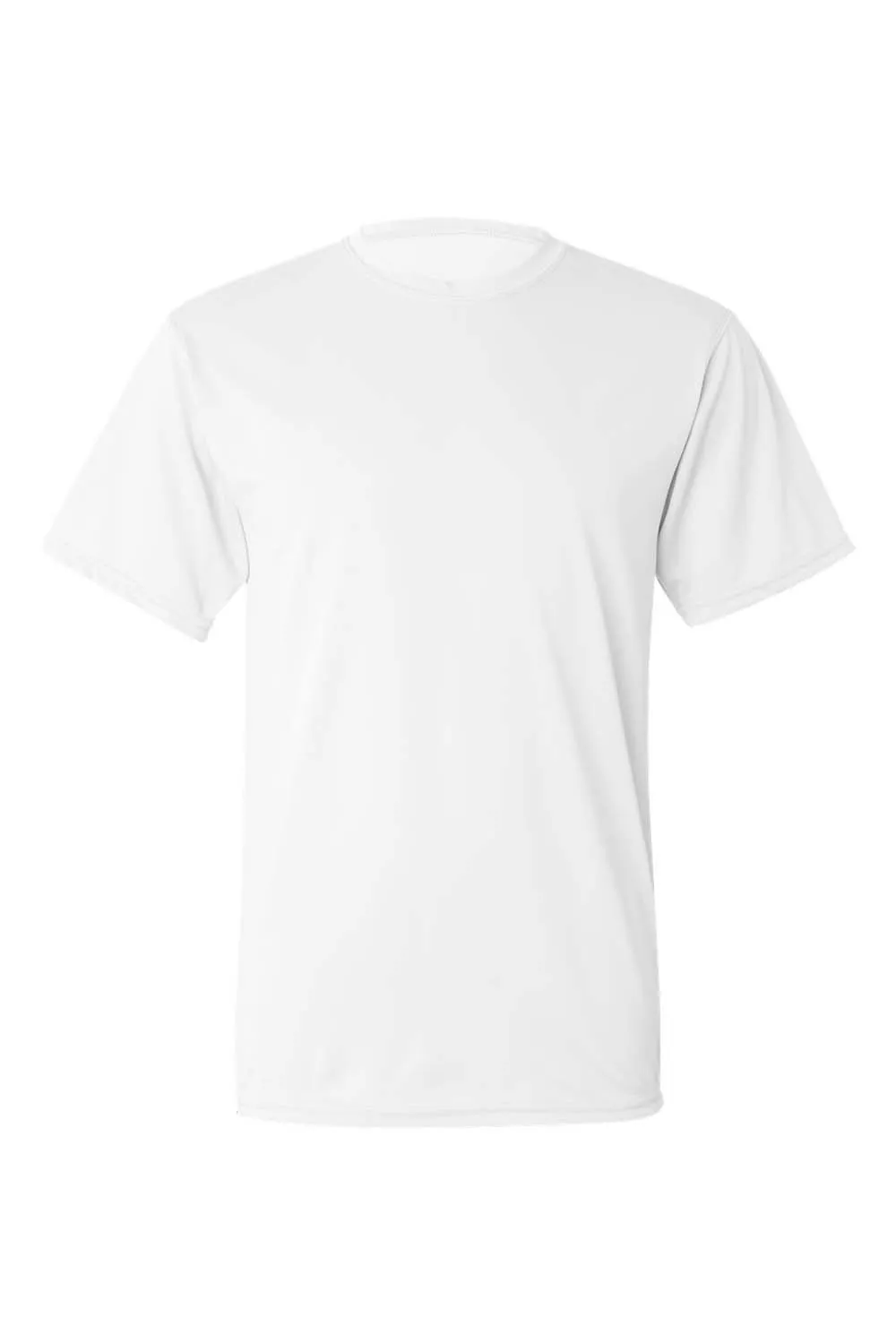 Augusta Sportswear Herren Feuchtigkeitstransportierendes Kurzarm-T-Shirt mit Rundhalsausschnitt - Weiß