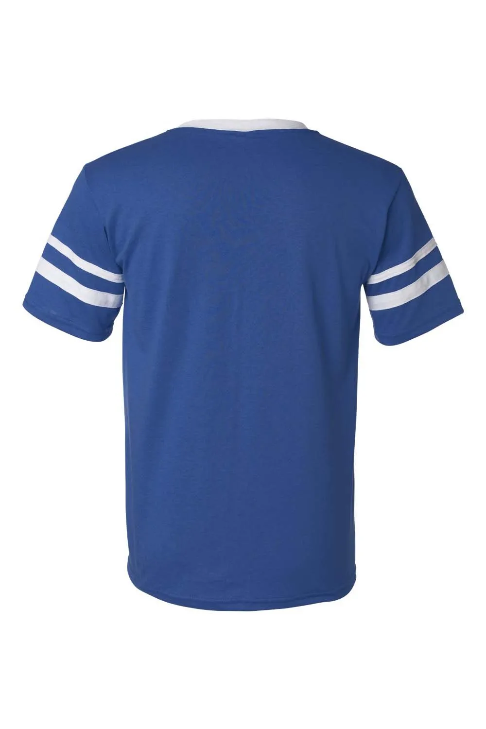 Augusta Sportswear Herren V-Ausschnitt T-Shirt mit kurzen Ärmeln - Königsblau/Weiß