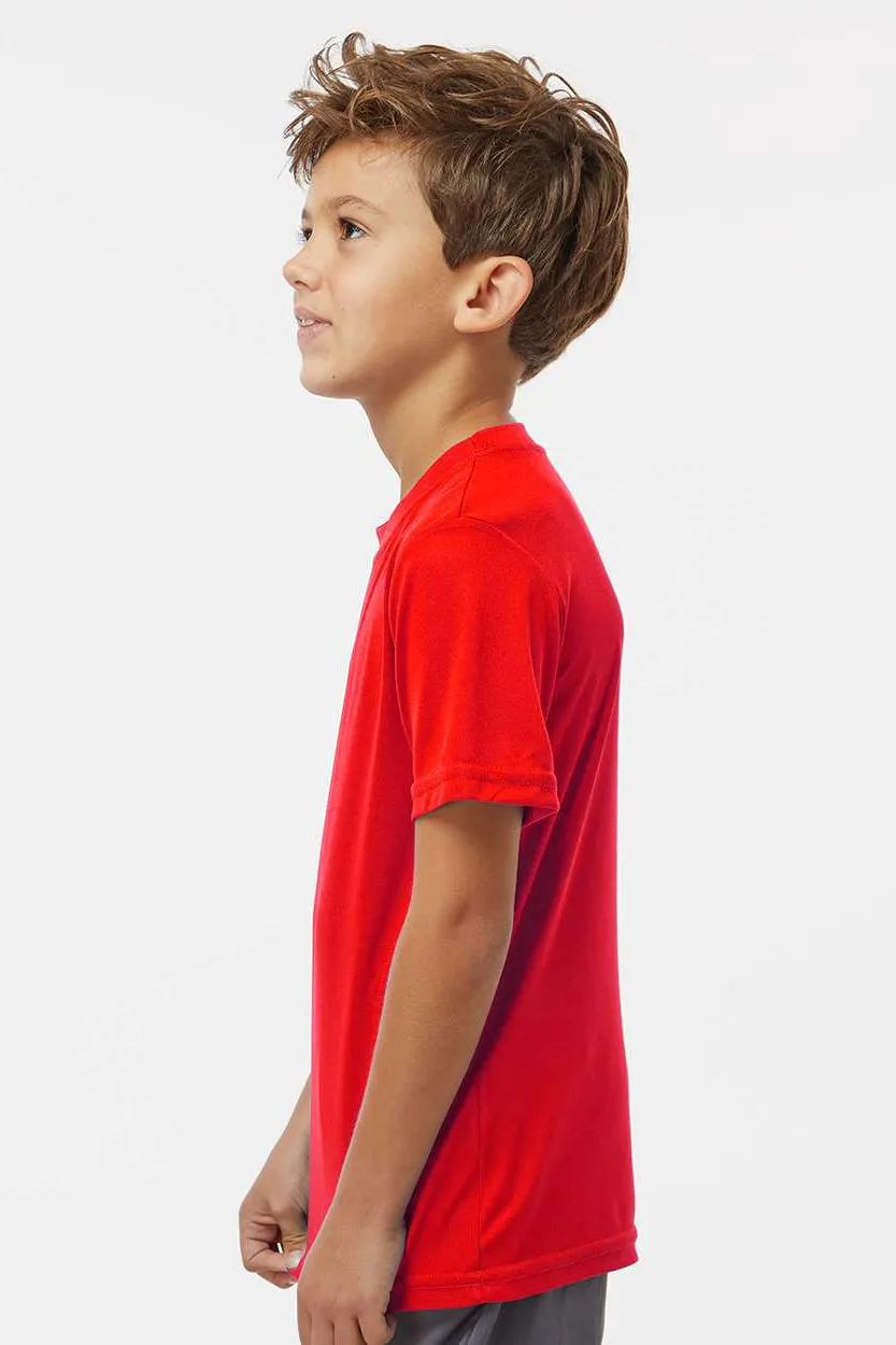 Augusta Sportswear Jugend Nexgen Feuchtigkeitstransportierendes Kurzarm-Crewneck-T-Shirt - Scharlachrot