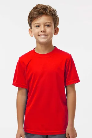 Augusta Sportswear Jugend Nexgen Feuchtigkeitstransportierendes Kurzarm-Crewneck-T-Shirt - Scharlachrot