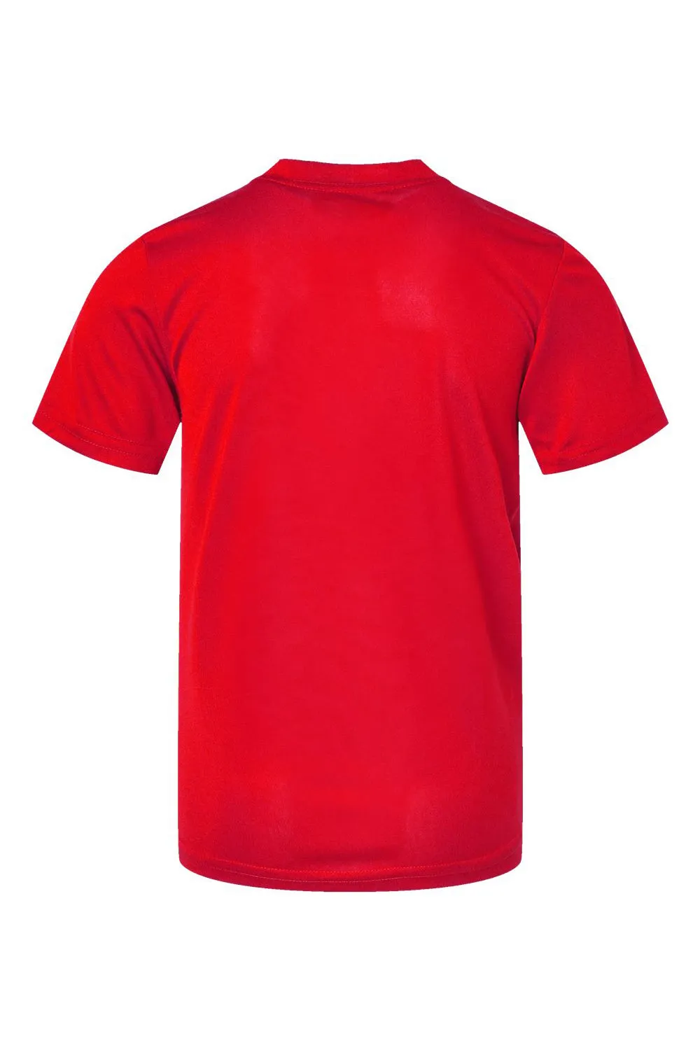 Augusta Sportswear Jugend Nexgen Feuchtigkeitstransportierendes Kurzarm-Crewneck-T-Shirt - Scharlachrot