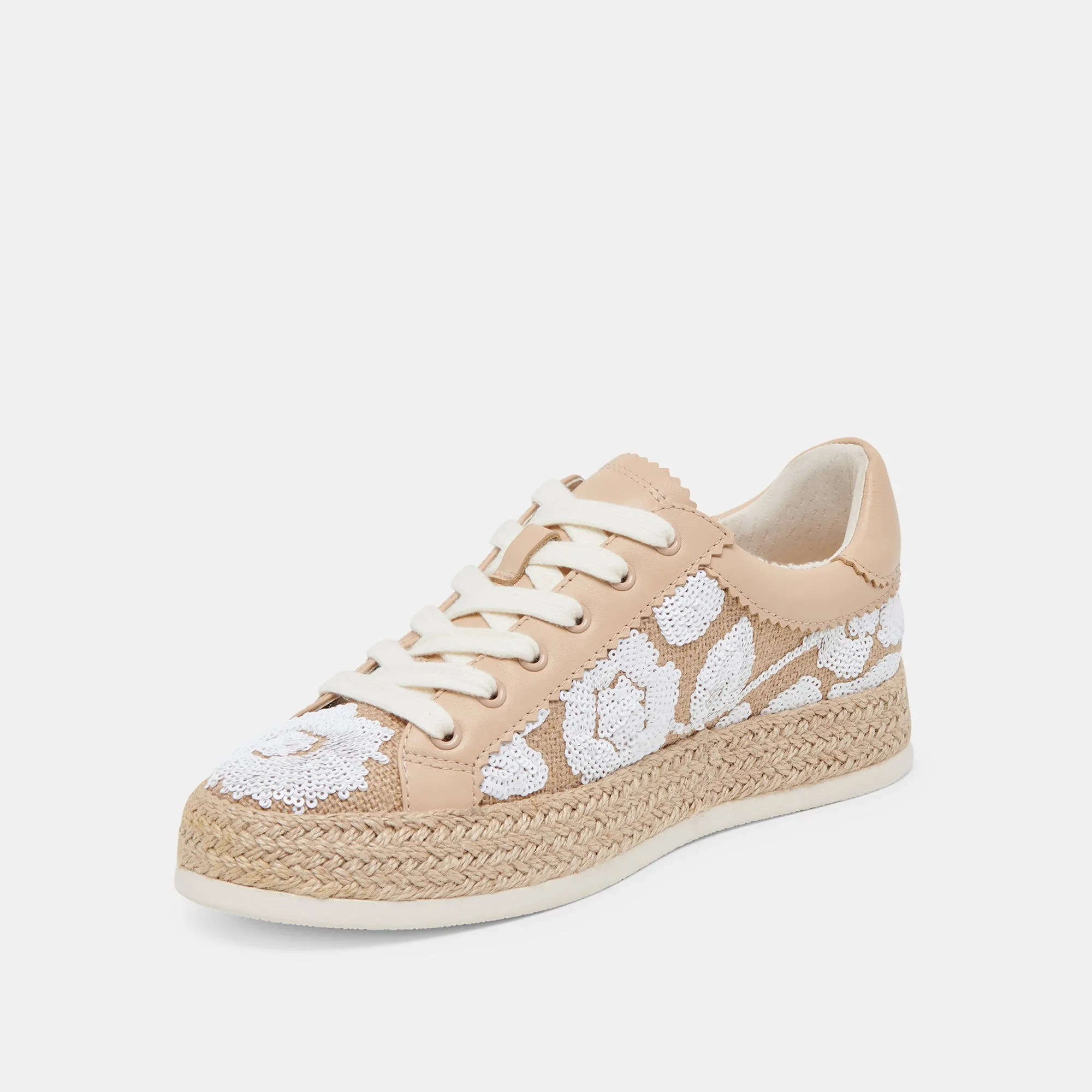 AZALIA SNEAKERS NATUR MULTI BLUMEN SEQUIN