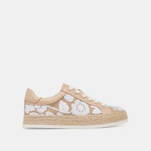AZALIA SNEAKERS NATUR MULTI BLUMEN SEQUIN