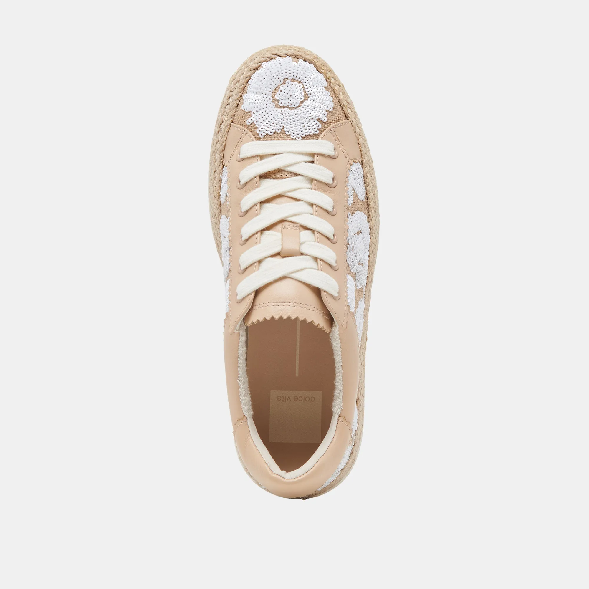AZALIA SNEAKERS NATUR MULTI BLUMEN SEQUIN
