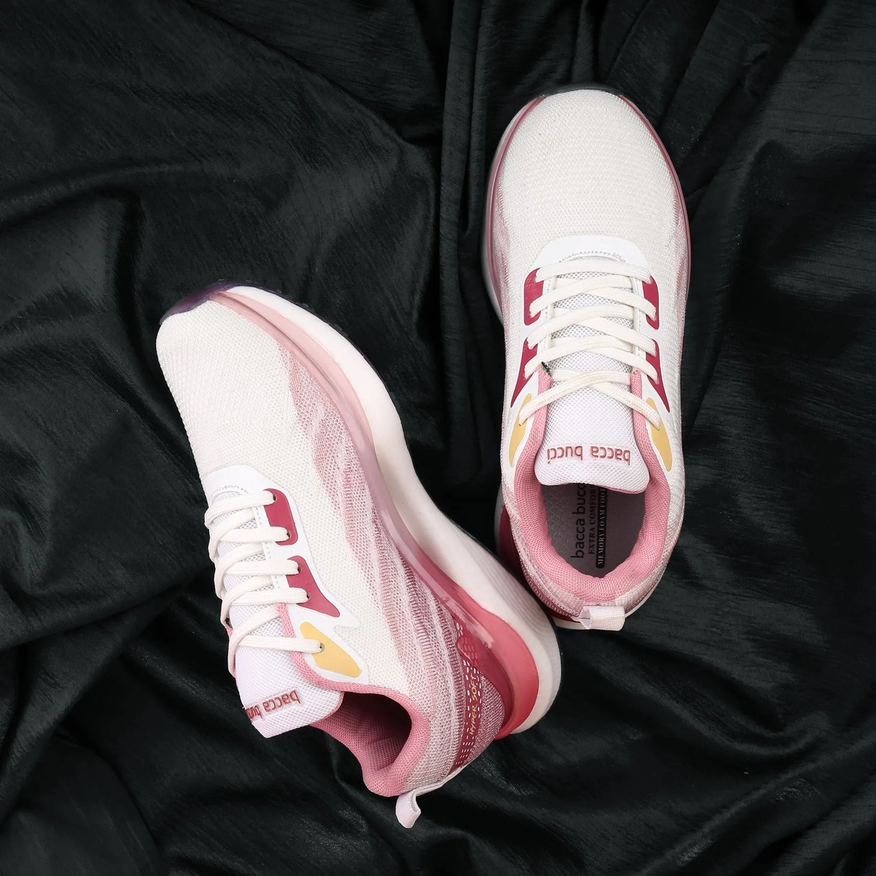 Bacca Bucci HYPERSOFT SERIE für DAMEN mit Ultra-Rückprall-Sohle & ikonischem atmungsaktivem Engineered-Knit-Obermaterial