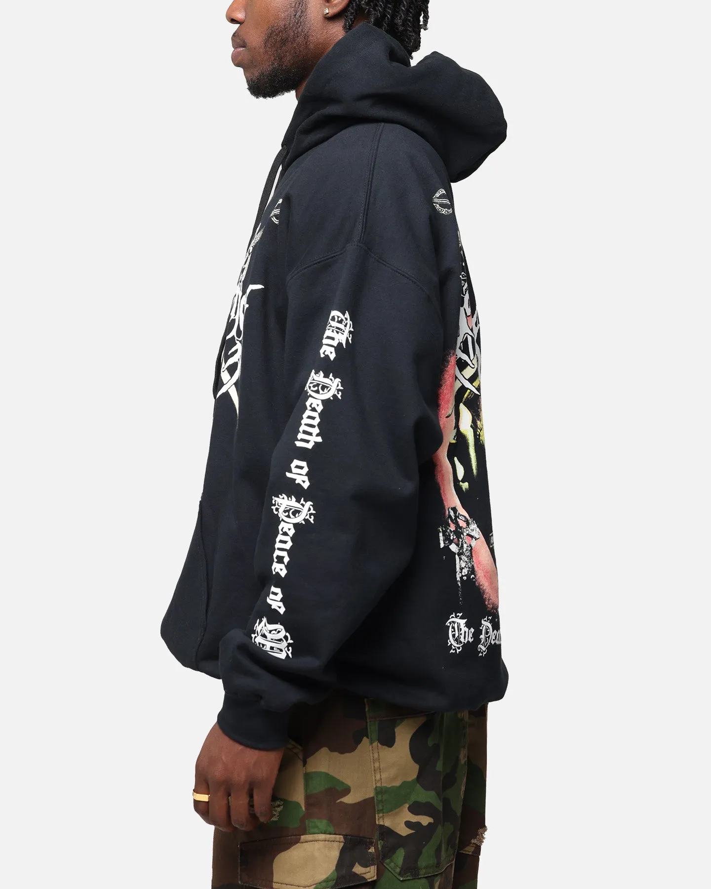 Bad Omens Totenkopf Grab Kapuzenpullover Schwarz