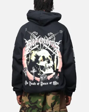 Bad Omens Totenkopf Grab Kapuzenpullover Schwarz