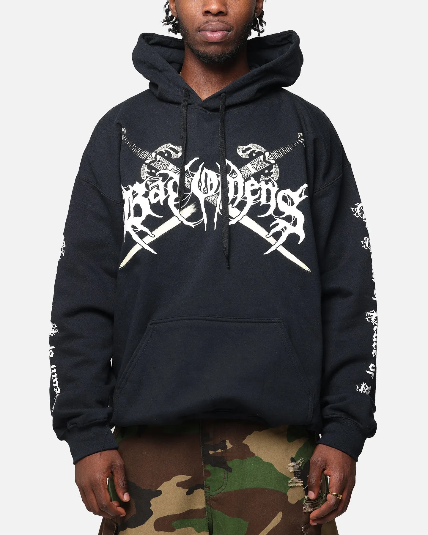 Bad Omens Totenkopf Grab Kapuzenpullover Schwarz