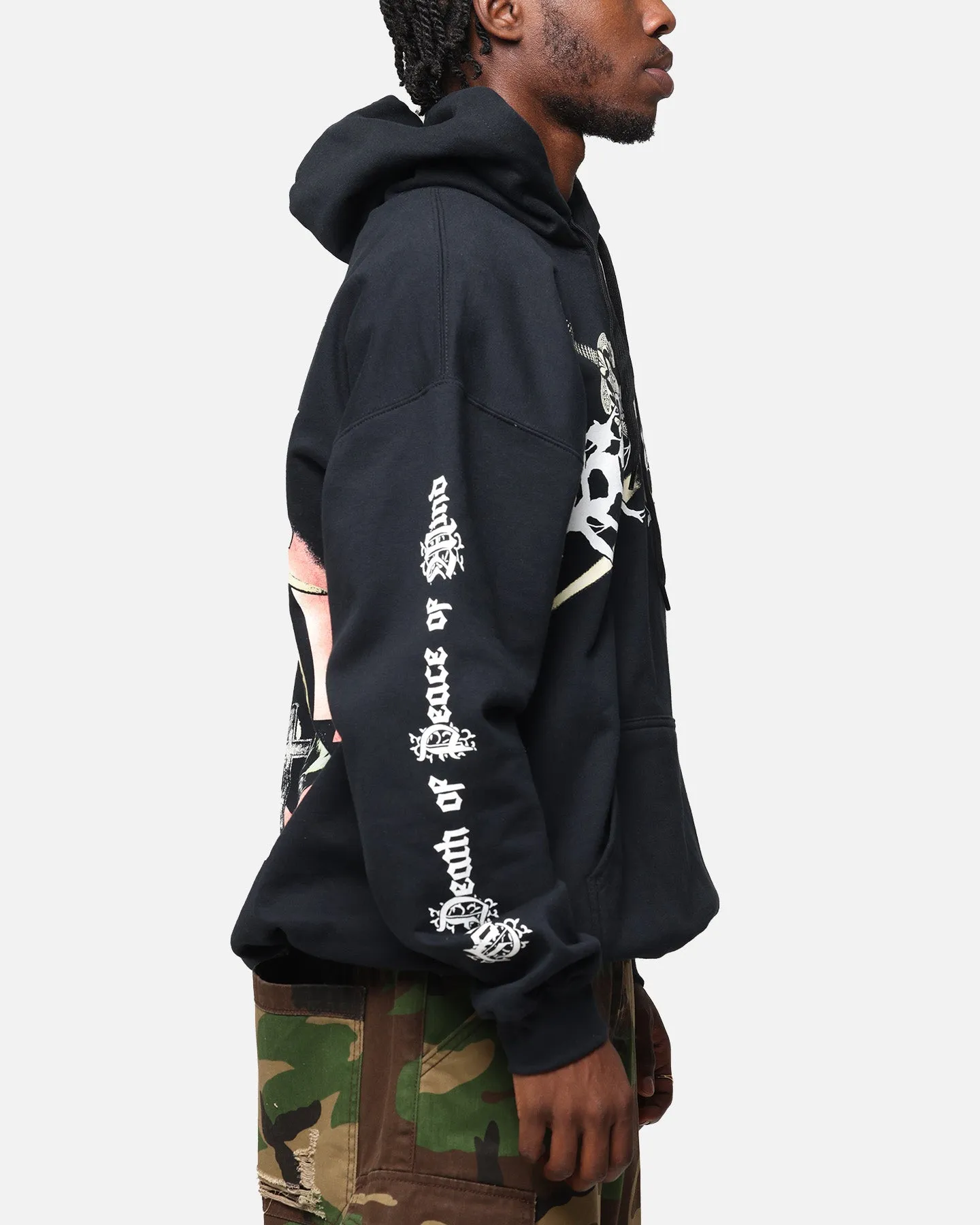 Bad Omens Totenkopf Grab Kapuzenpullover Schwarz