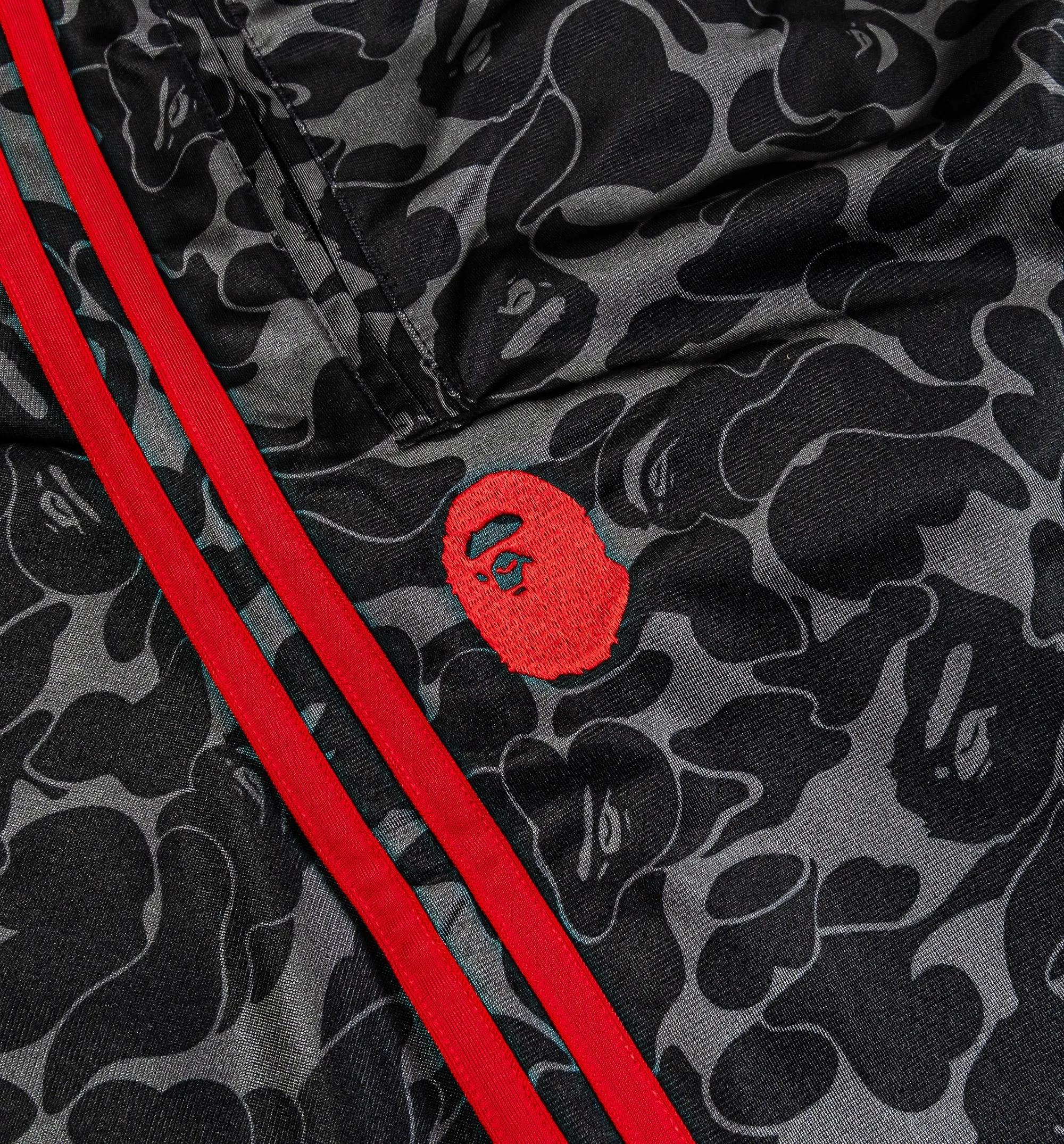 Bape x Adidas All Over Print Herren Sporthose - Schwarz