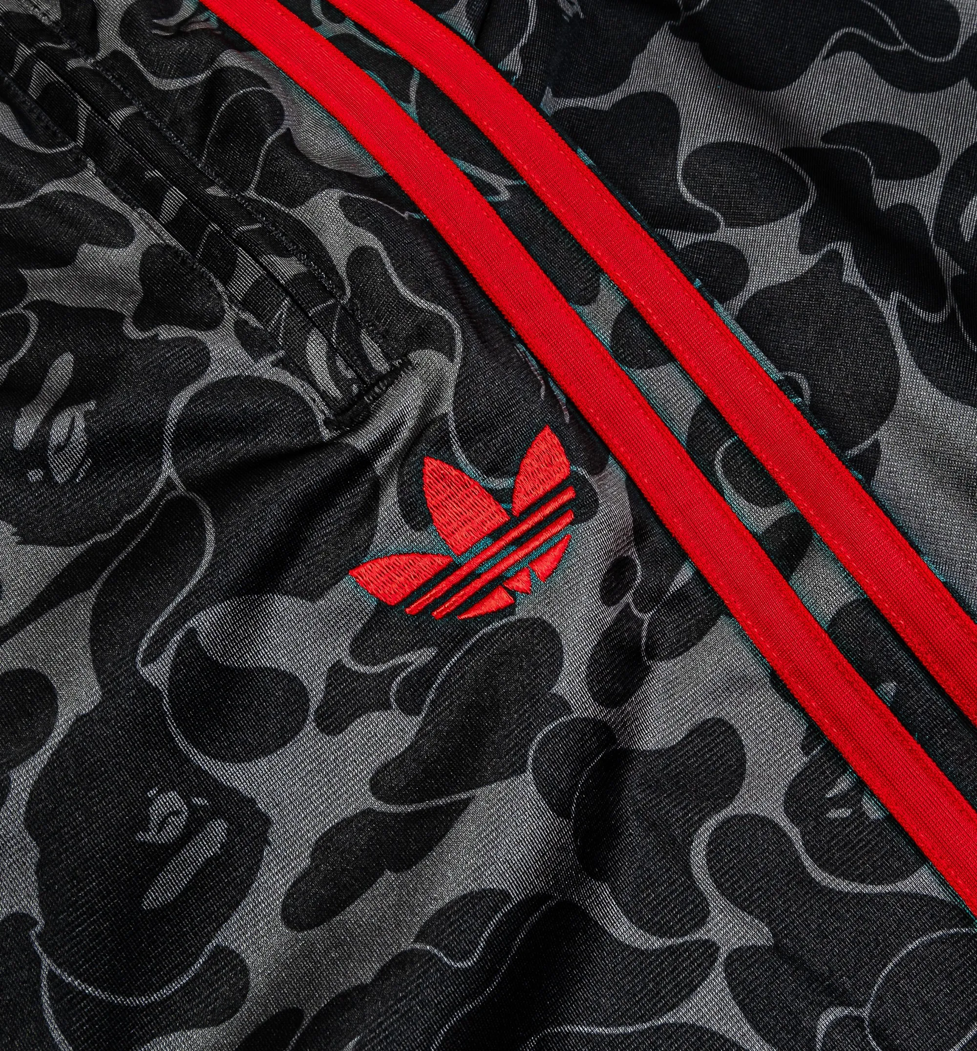 Bape x Adidas All Over Print Herren Sporthose - Schwarz