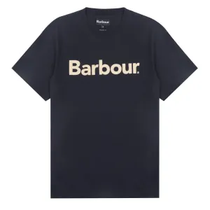 Barbour Logo T-Shirt Neu in Marineblau