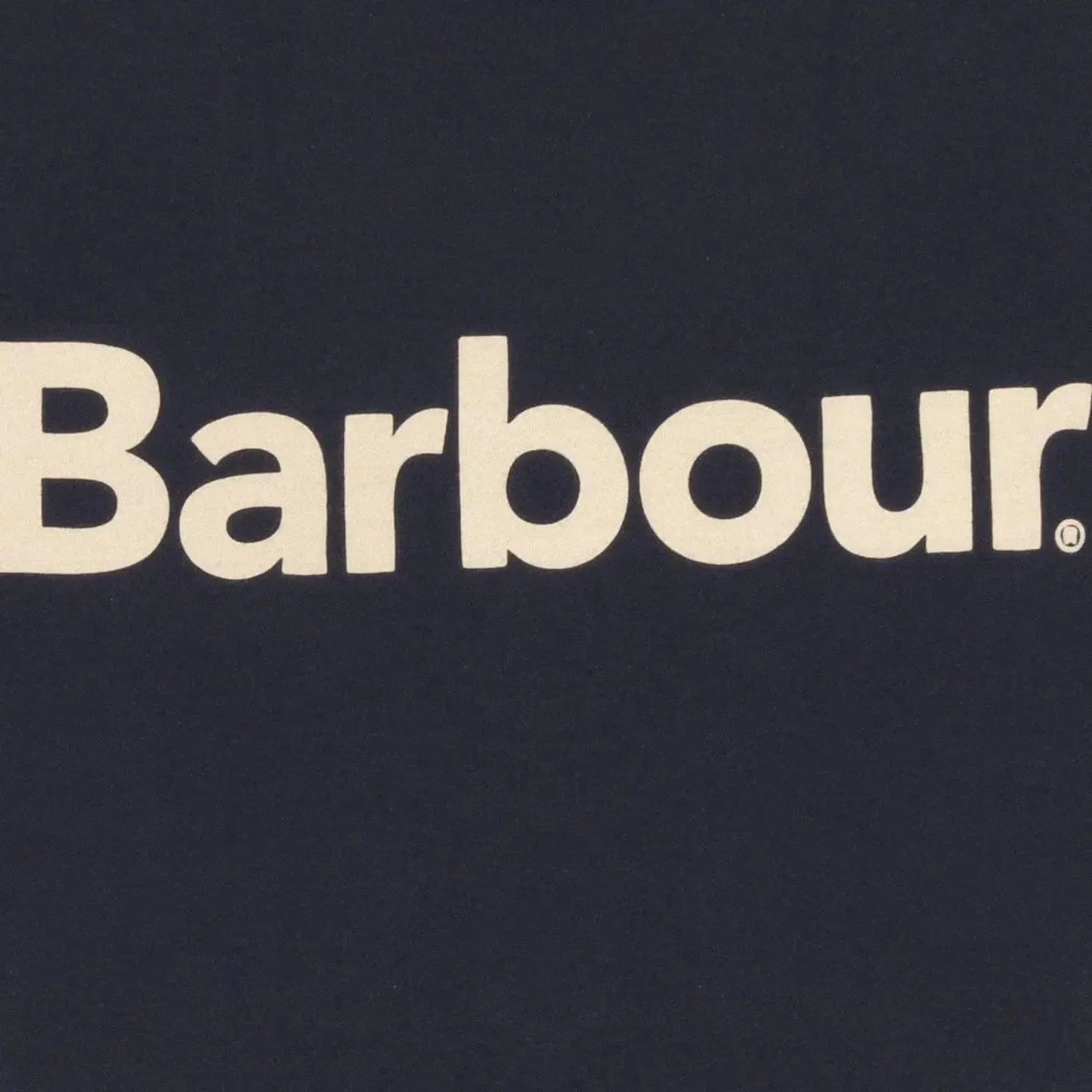 Barbour Logo T-Shirt Neu in Marineblau