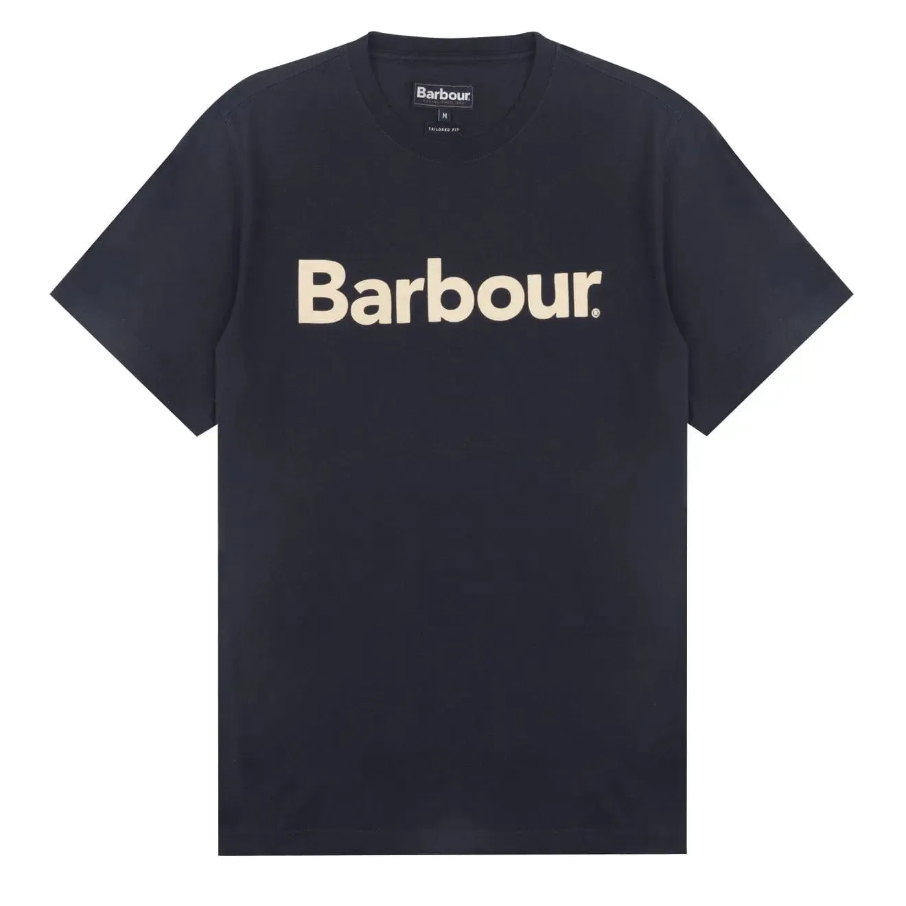 Barbour Logo T-Shirt Neu in Marineblau