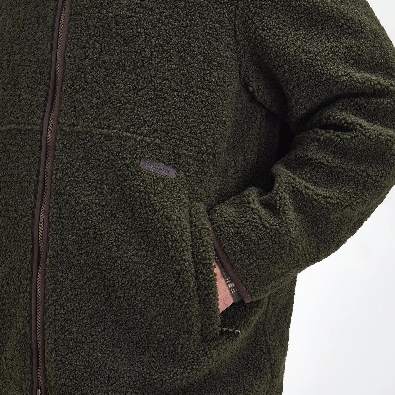 Barbour Rydal Fleece Jacke Olive