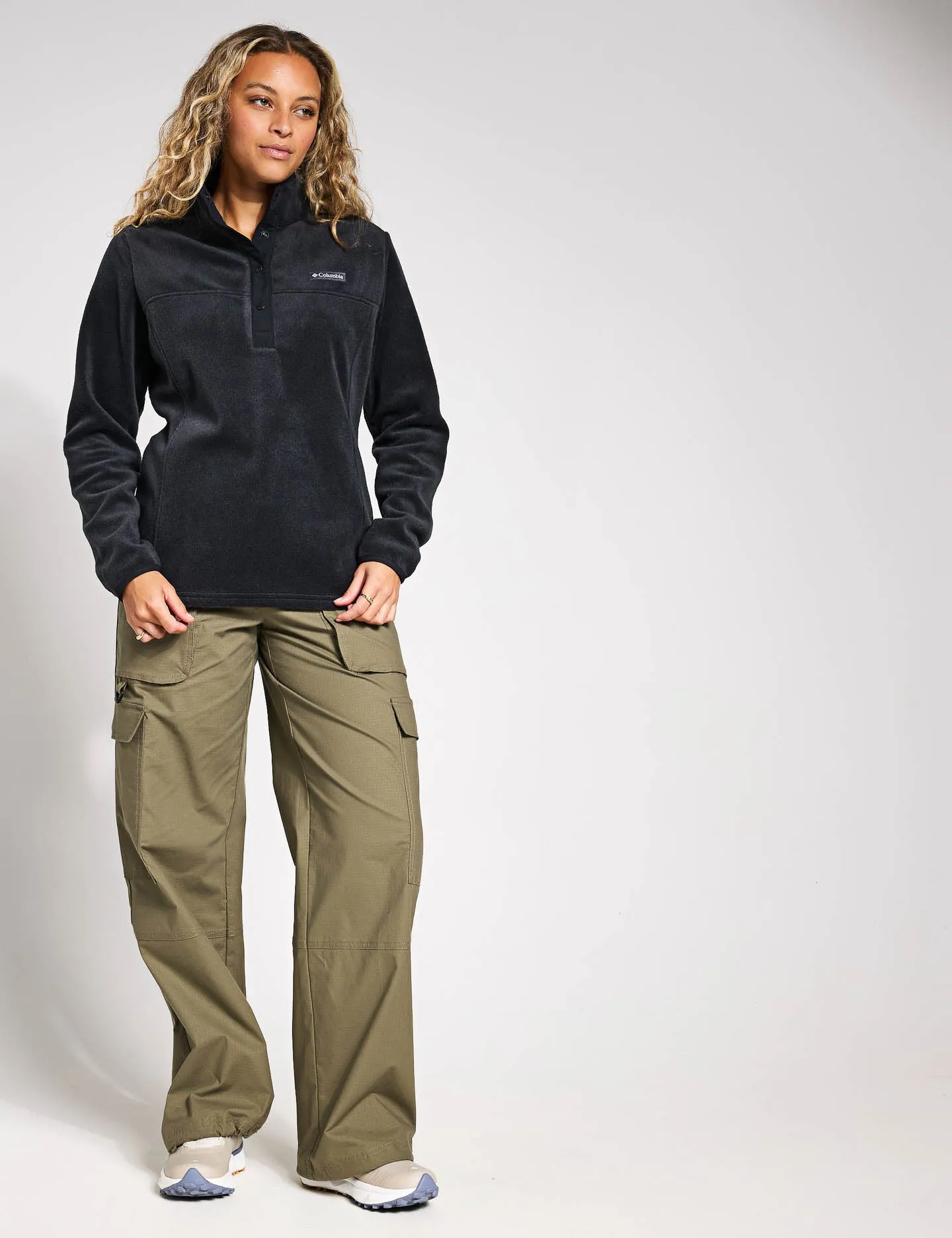 Benton Springs Halb-Snap Pullover - Schwarz