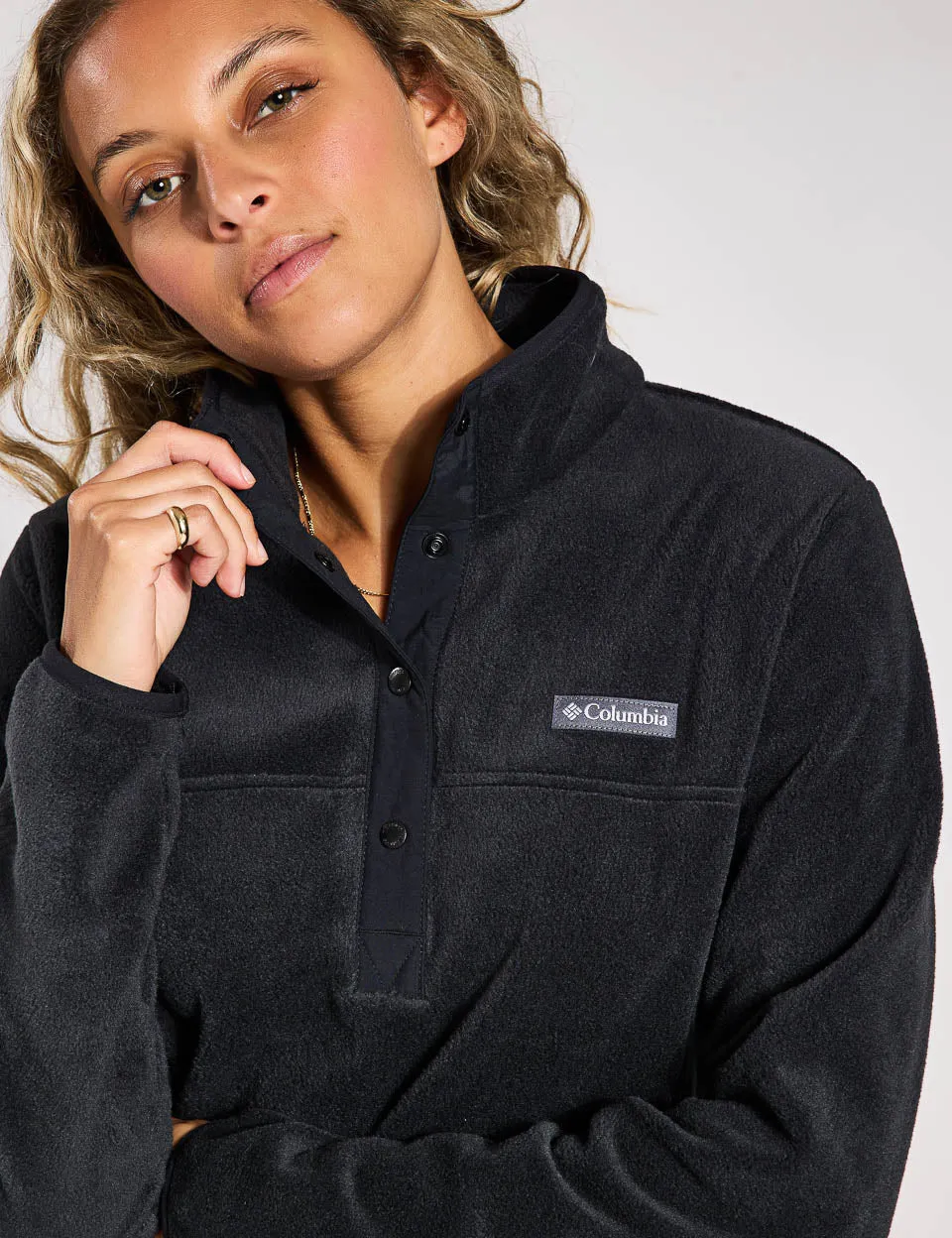Benton Springs Halb-Snap Pullover - Schwarz