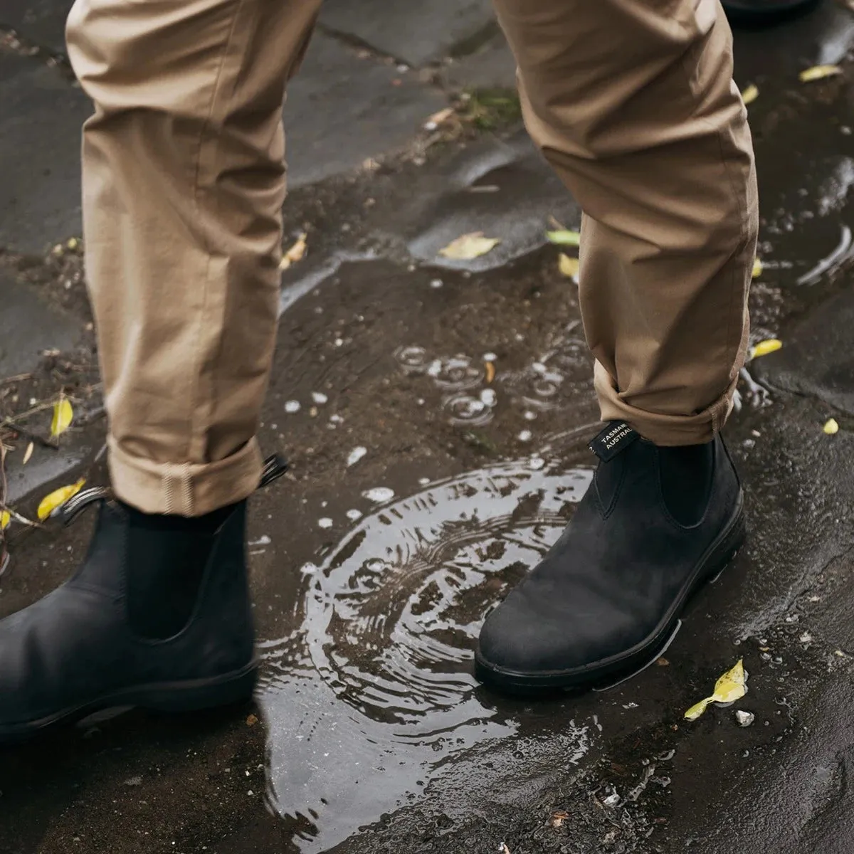 Blundstone Herren-Stil 587 Chelsea Boot - Rustikales Schwarz