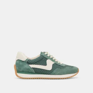 B.NTCD MESH SNEAKERS DK GRÜN GEWEBTES MESH