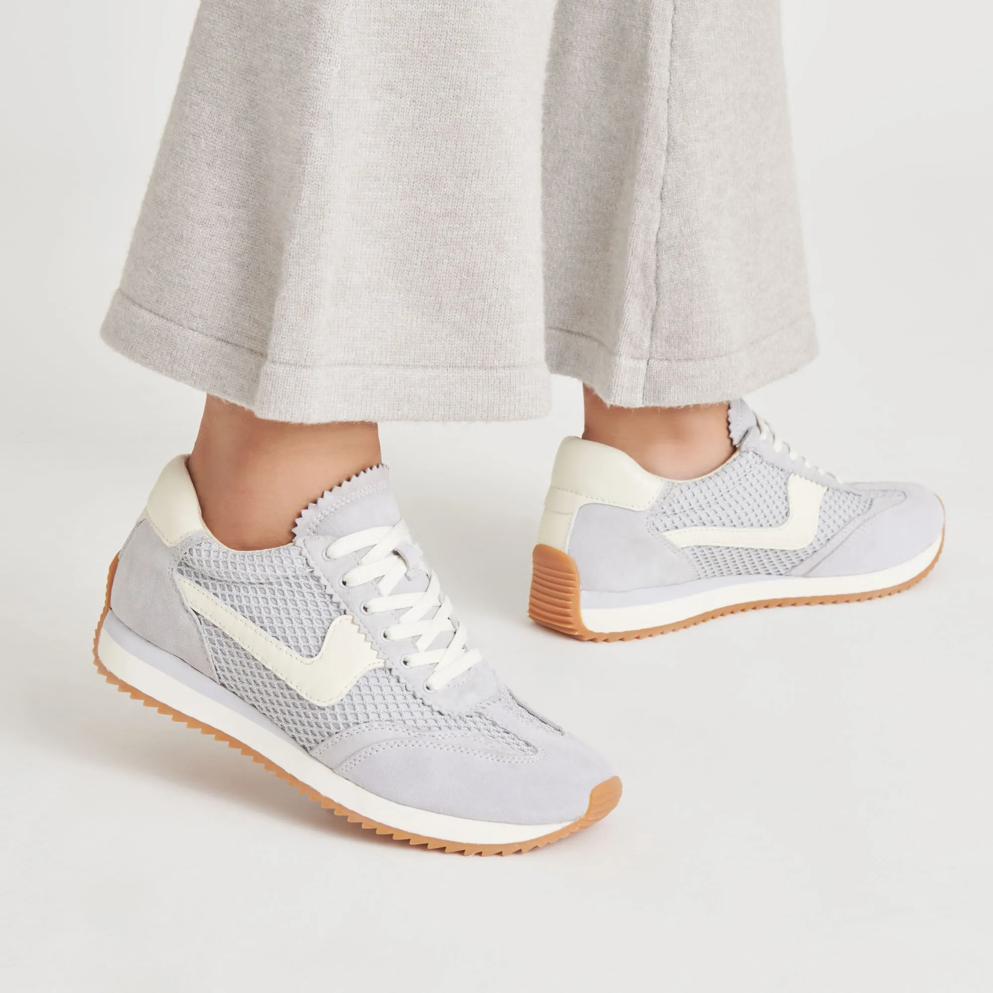 B.NTCD MESH SNEAKER STAUBBLAU GEWEBTES MESH