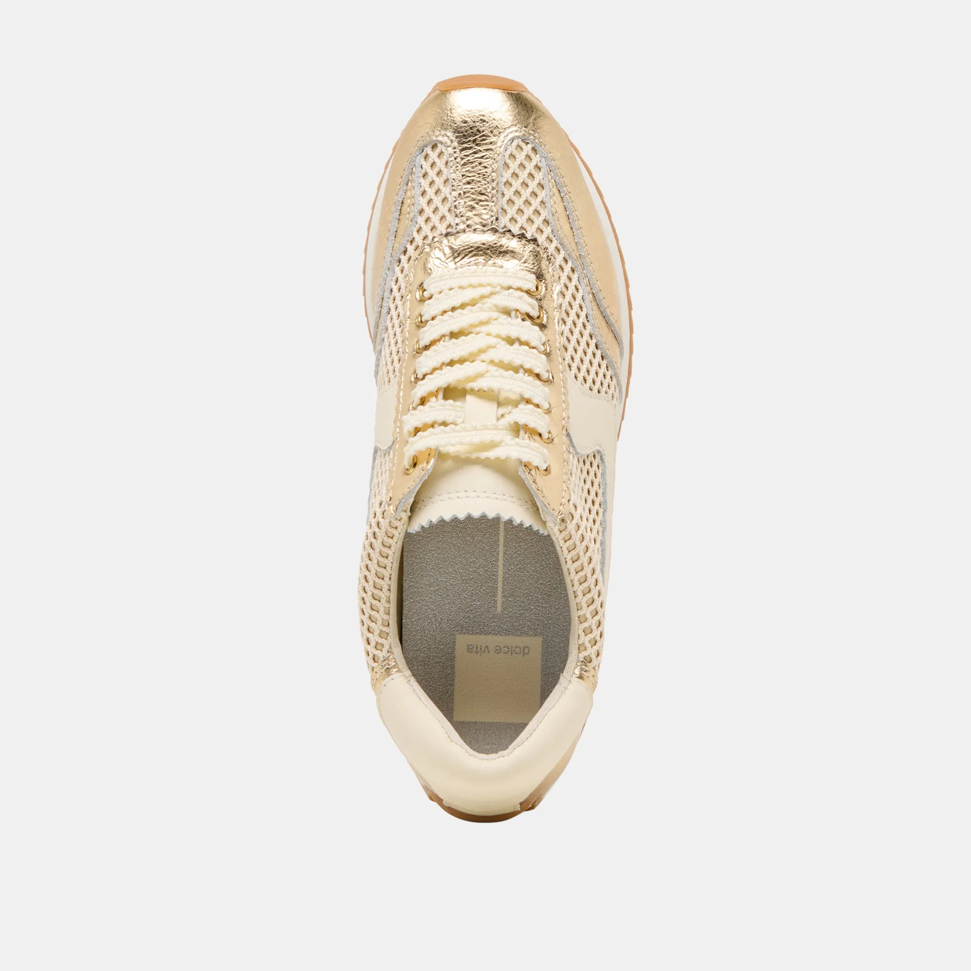 B.NTCD MESH SNEAKER GOLD GEWEBTES MESH
