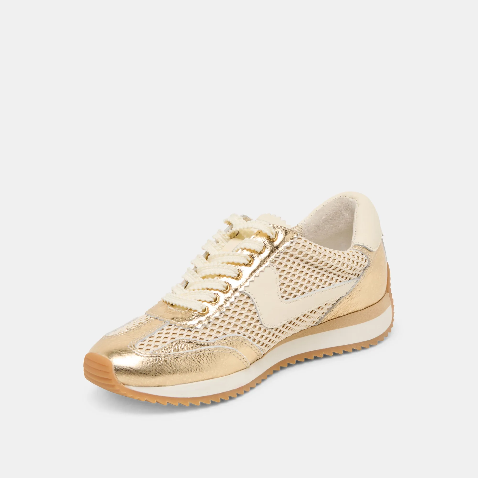 B.NTCD MESH SNEAKER GOLD GEWEBTES MESH
