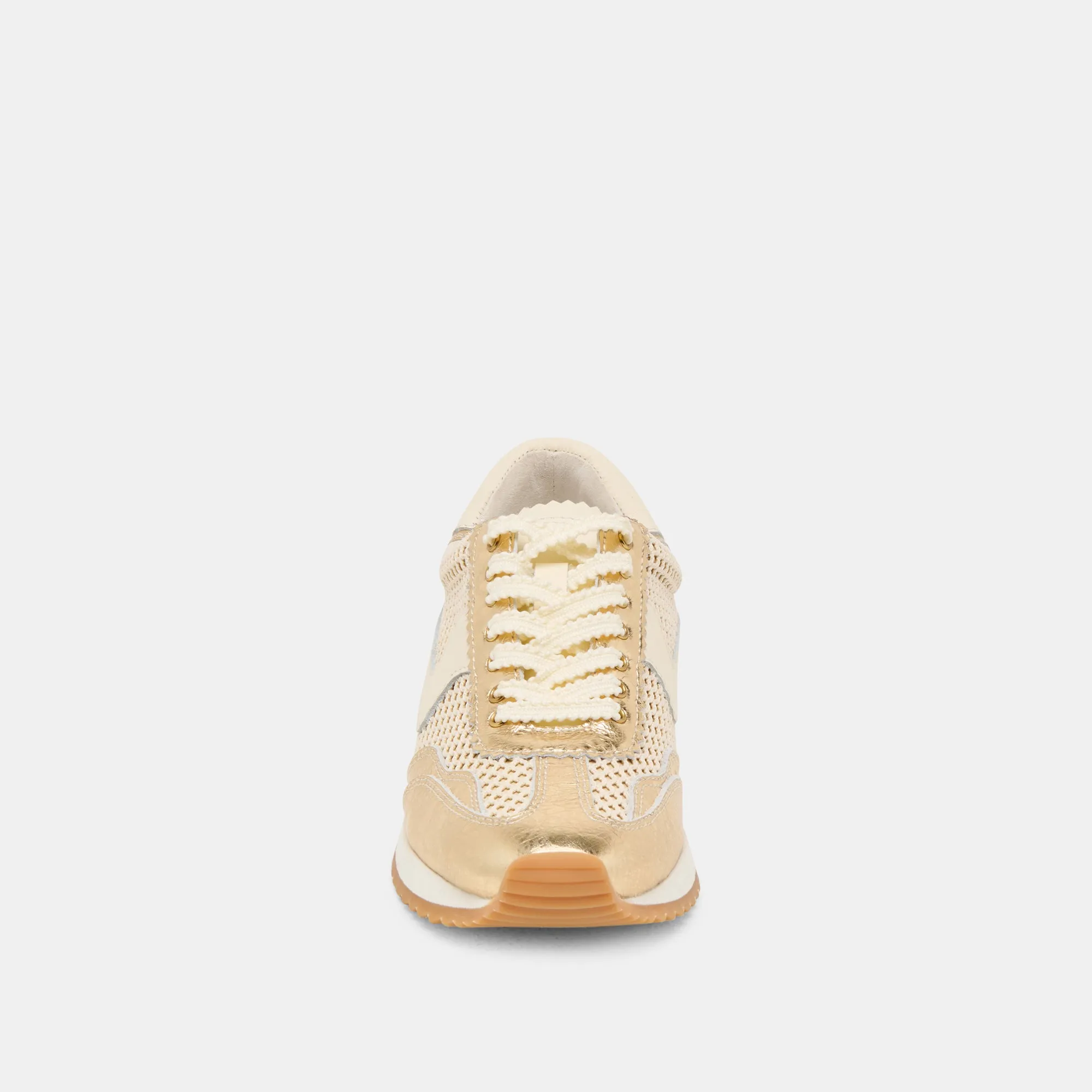 B.NTCD MESH SNEAKER GOLD GEWEBTES MESH
