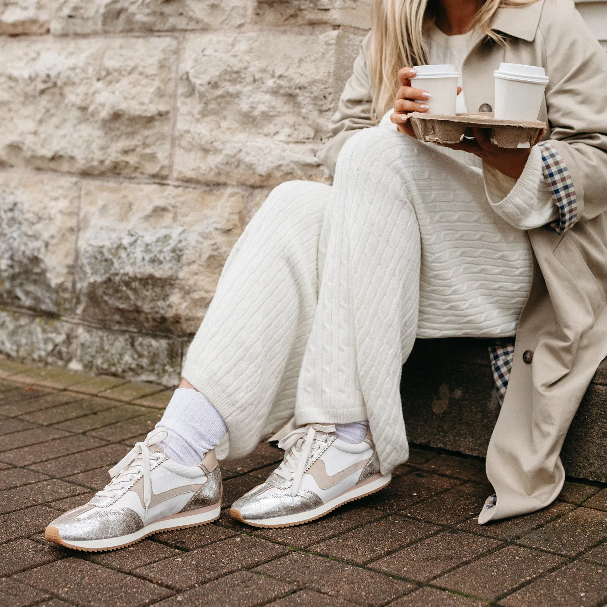B.NTCD SNEAKERS SILBER MULTI NYLON