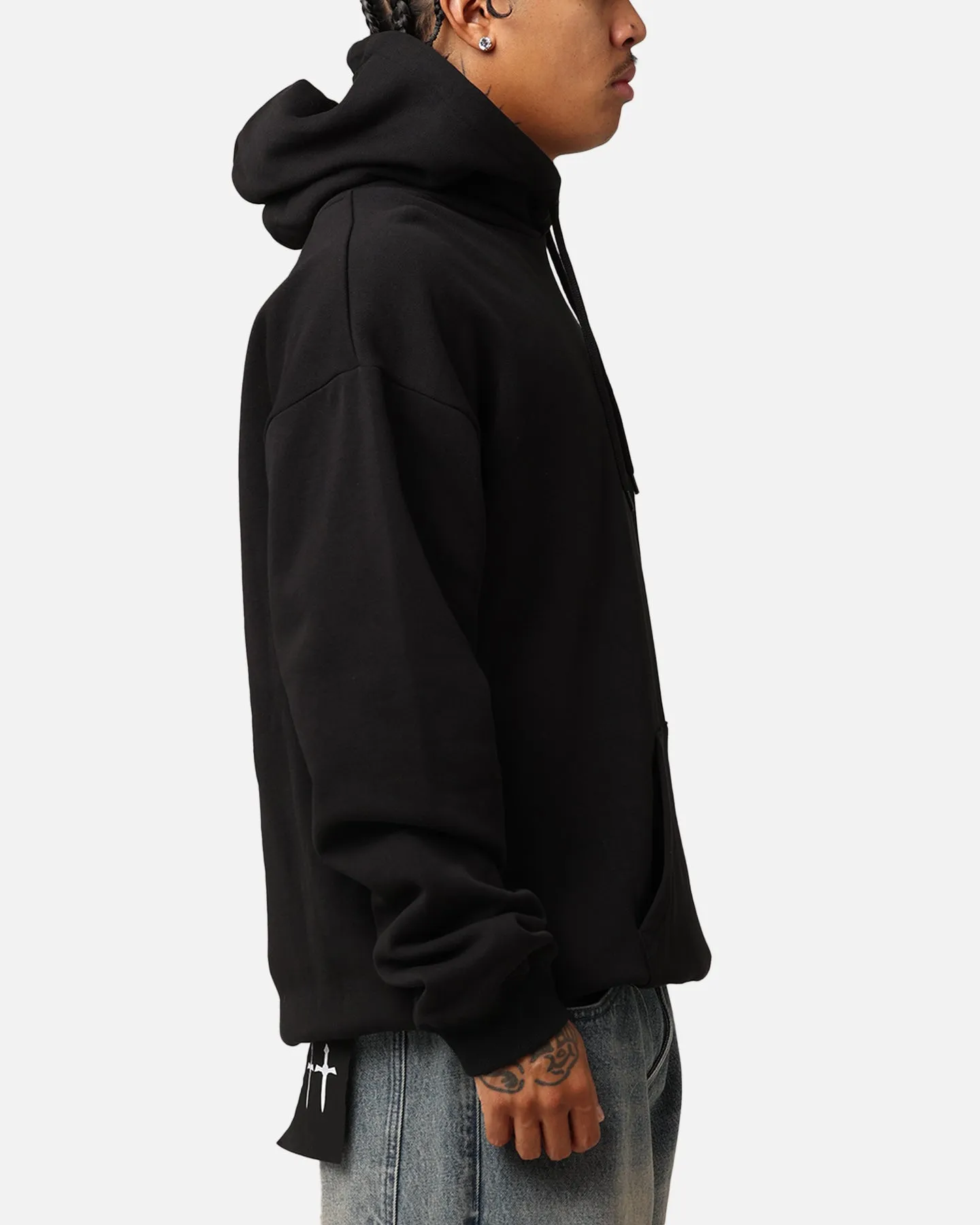 Bob Marley Smile Jamaika Kapuzenpullover Schwarz
