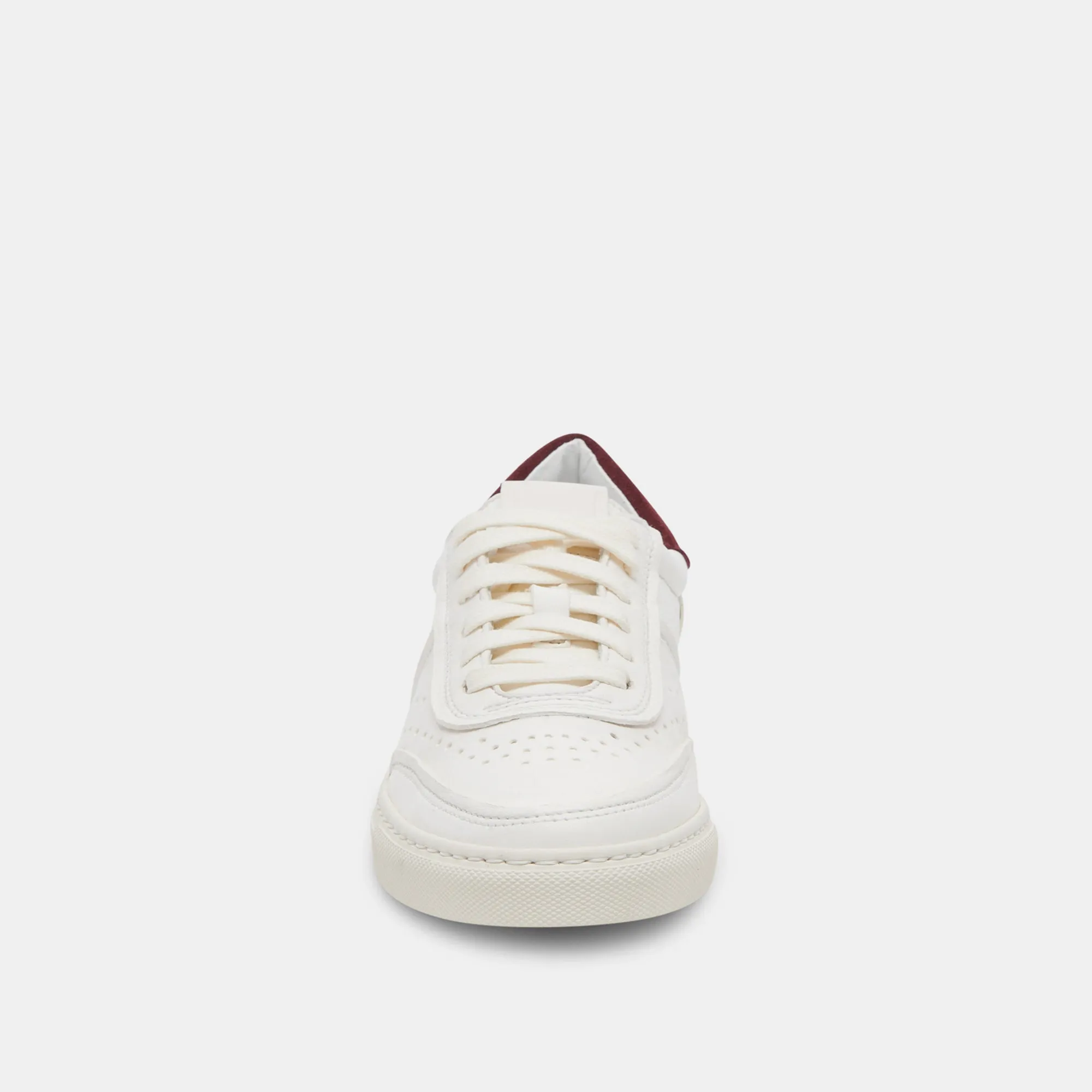 BODEN SNEAKERS WEIß MARON LEDER