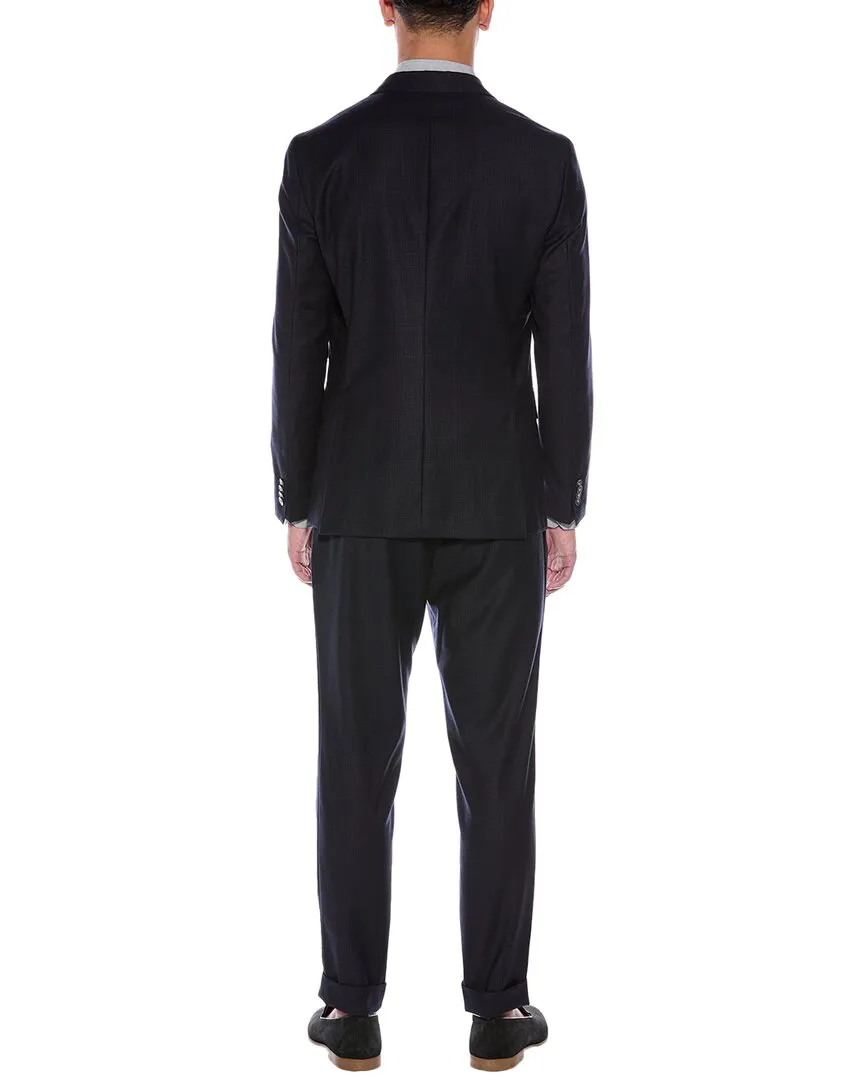 BOSS Hugo Boss 2-teiliger Slim Fit Wollanzug