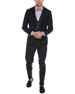 BOSS Hugo Boss 2-teiliger Slim Fit Wollanzug