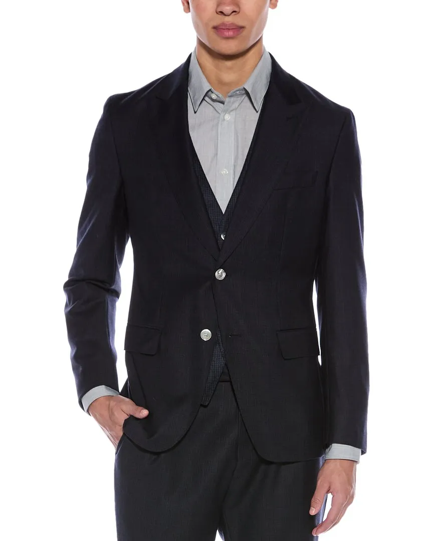 BOSS Hugo Boss 2-teiliger Slim Fit Wollanzug