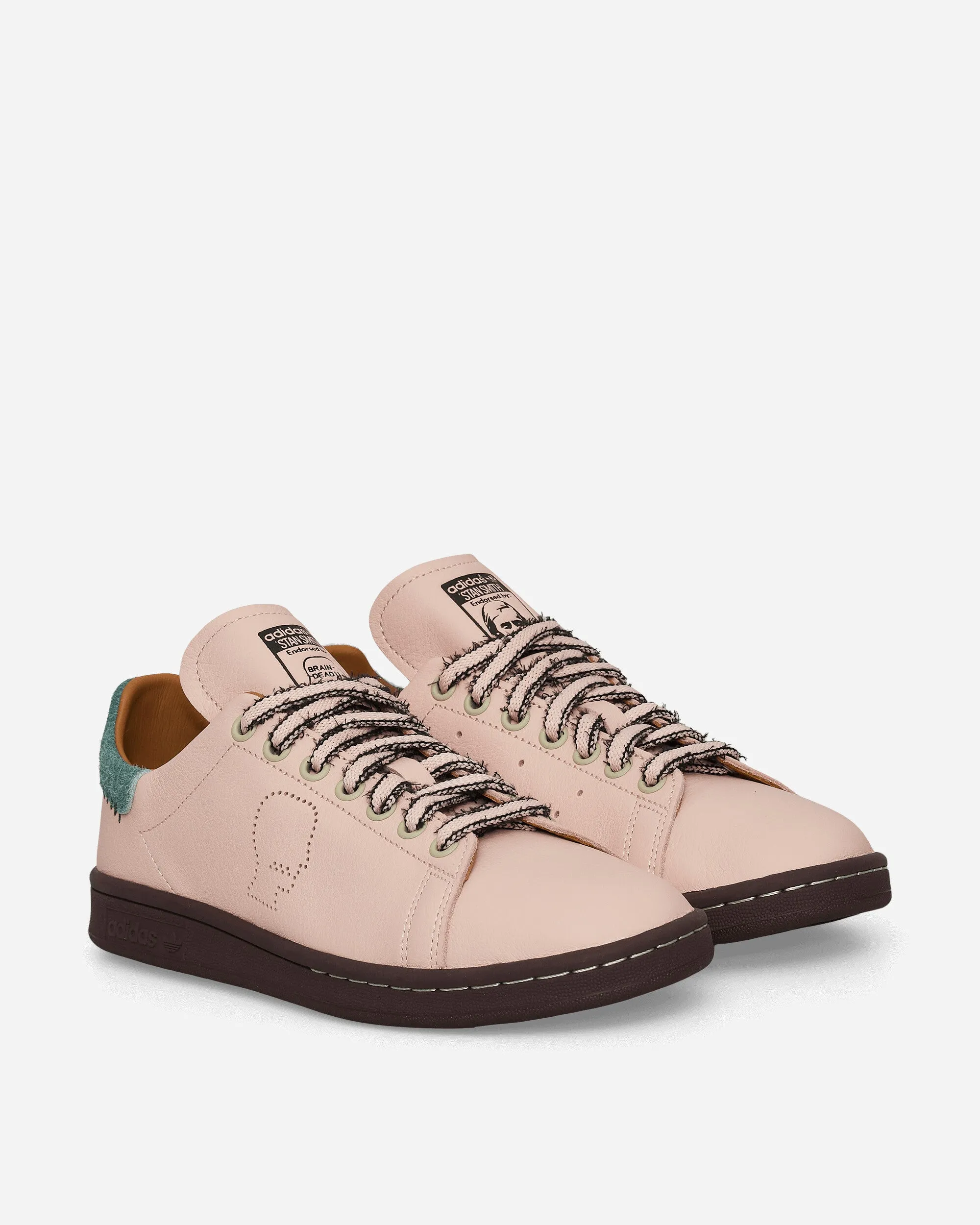 Brain Dead Stan Smith Sneakers in Vapour Pink / Core Black / Mesa