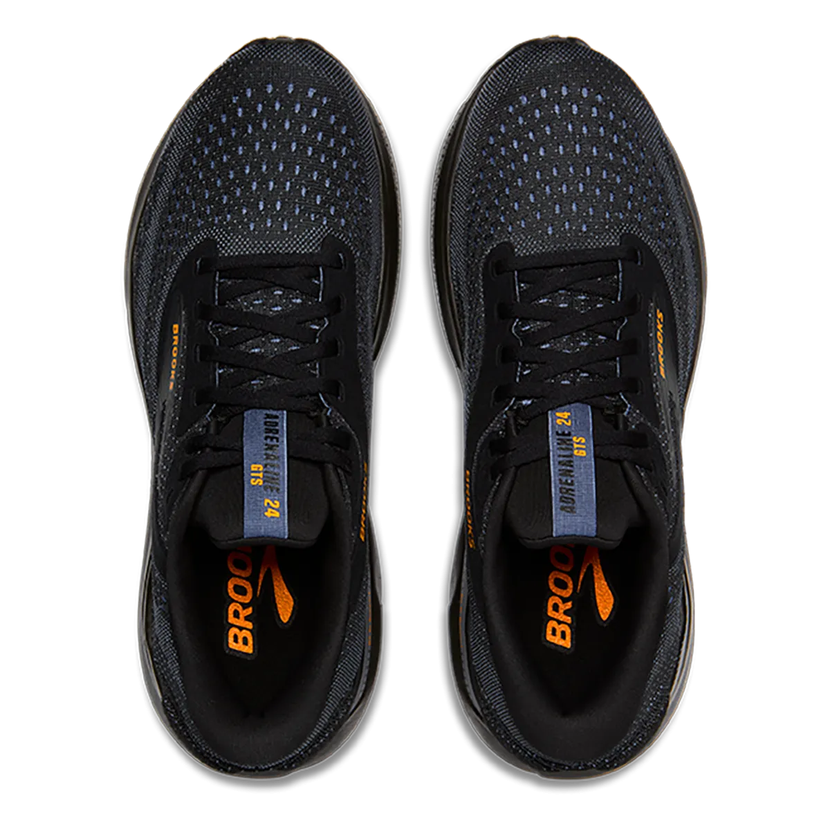 Brooks Adrenaline GTS 24 Schwarz - Country Blau - Orange