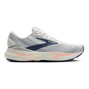 Brooks Adrenaline GTS 24 Grau - Blaues Band - Pfirsich