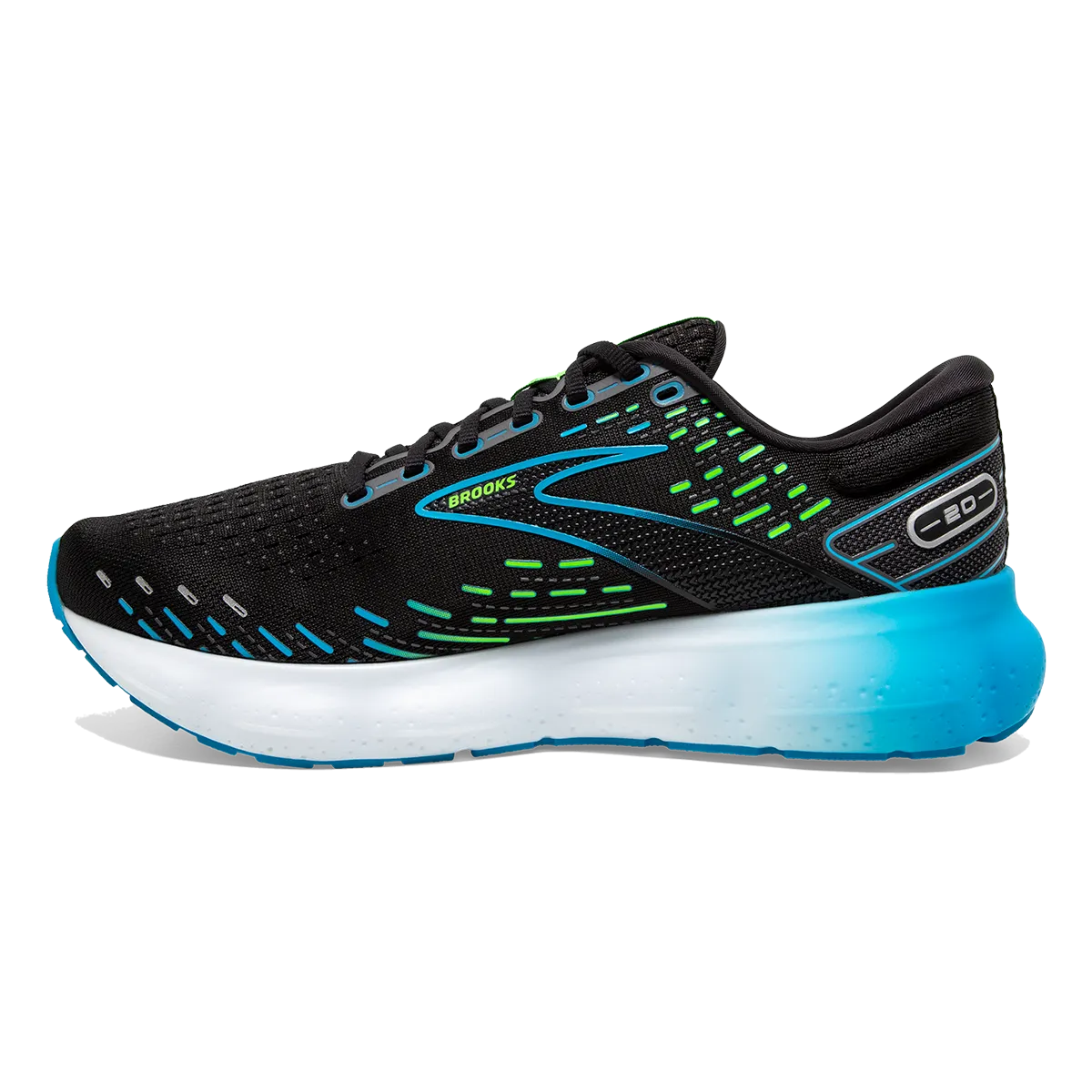 Brooks Glycerin 20 - Schwarz - Hawaiianischer Ozean - Grün